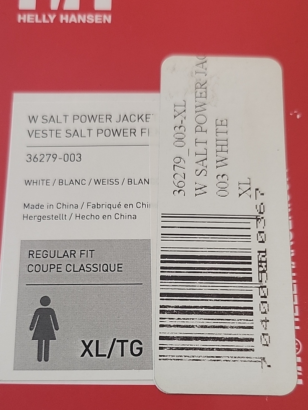 Helly Hansen Womens Salt Power  Original Jacket Size XL - Picture 2 of 3